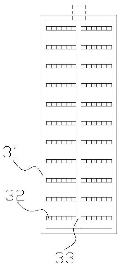 Seedling raising frame body for agricultural production