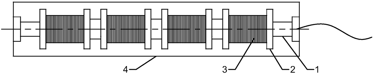 Earthquake electromagnetic disturbance observation system and observation method based on induction type magnetic sensor