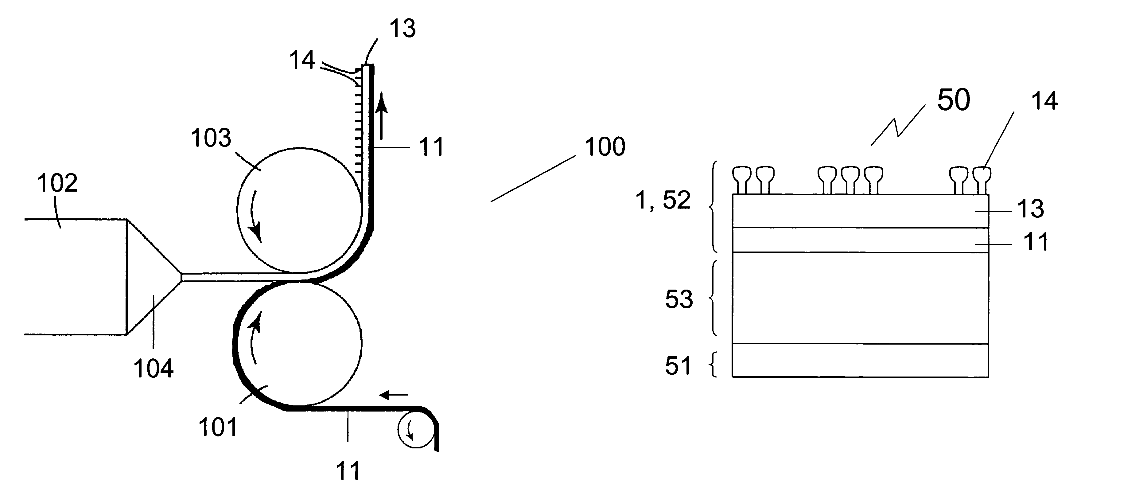 Methods of manufacturing a stretched mechanical fastening web laminate