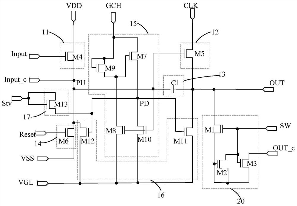 Gate driving circuit, driving method thereof, and display device