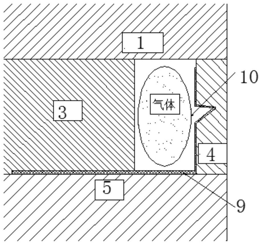 Forming mold and forming process for composite material product with complex structure