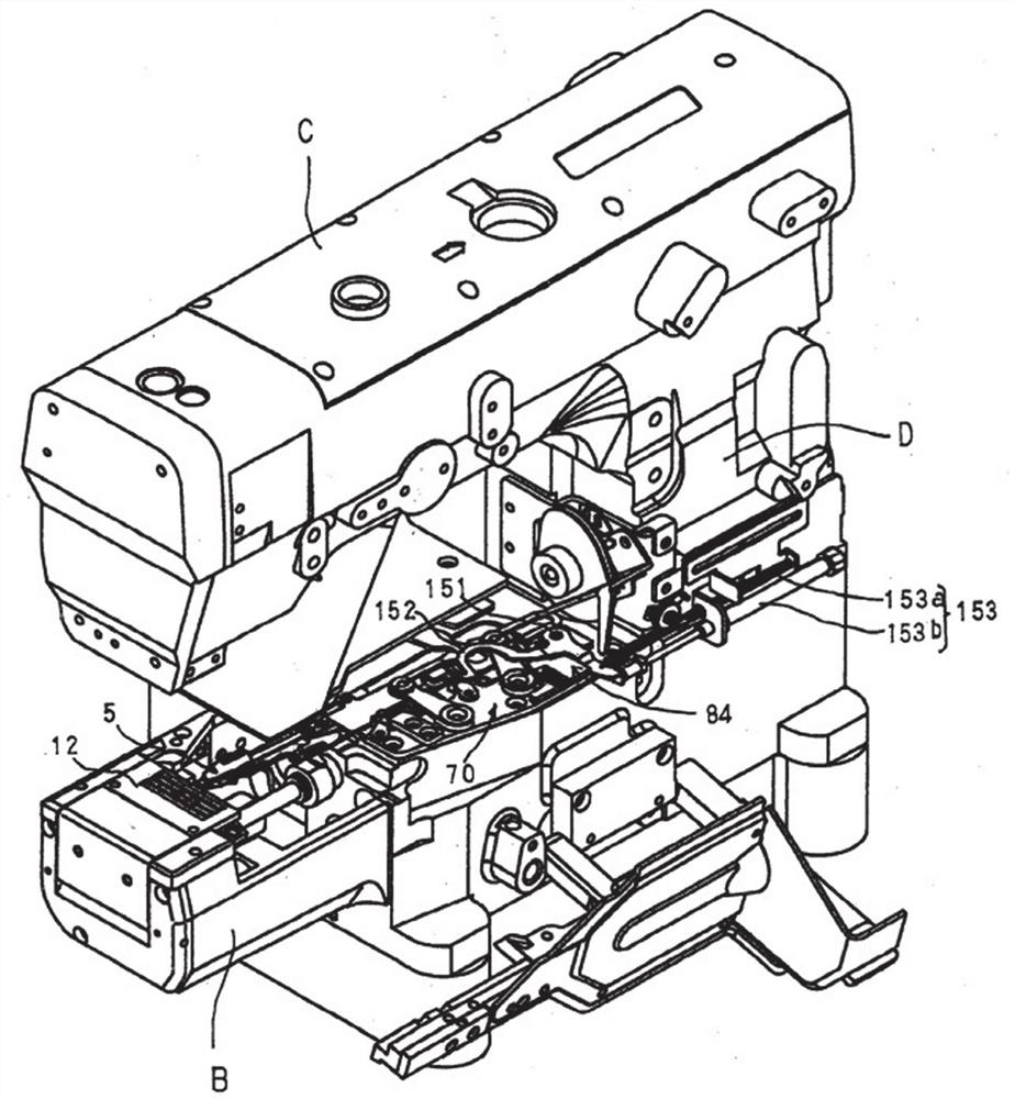Double-thread lockstitch sewing machine with stitch prevention device