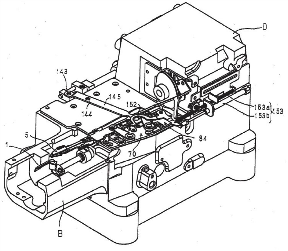 Double-thread lockstitch sewing machine with stitch prevention device