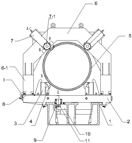Workpiece clamping device applied to horizontal lathe