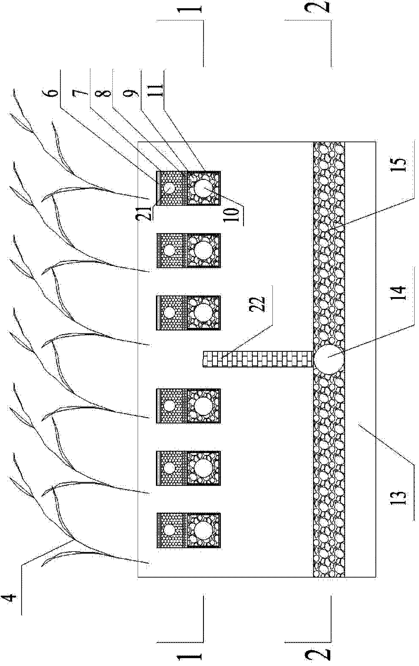 Treatment device for recycling micro-invasive excavation multi-medium subsurface leachate as water for cultivation