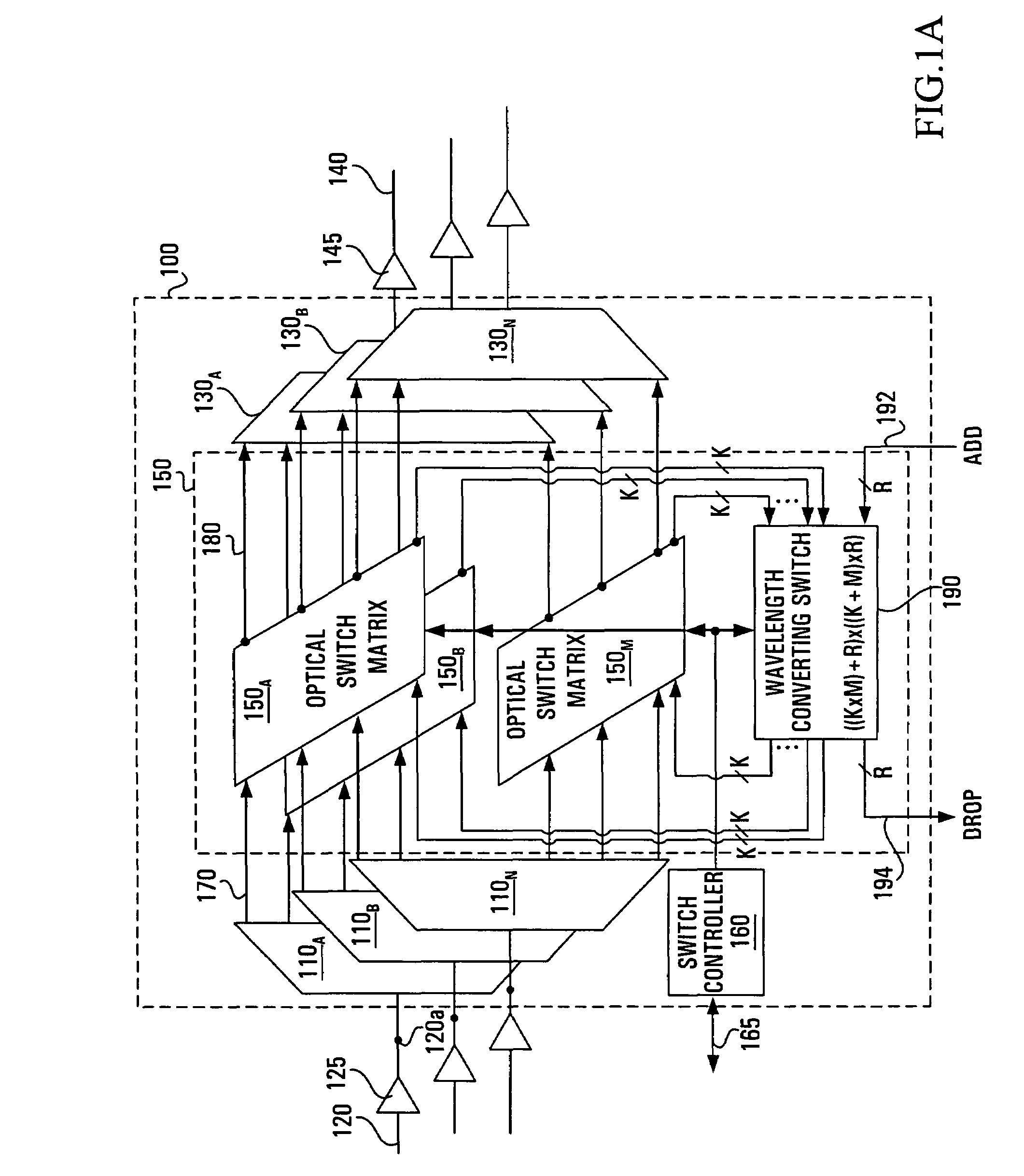 Dispersion discrimination and compensation system and optical switch for use therewith