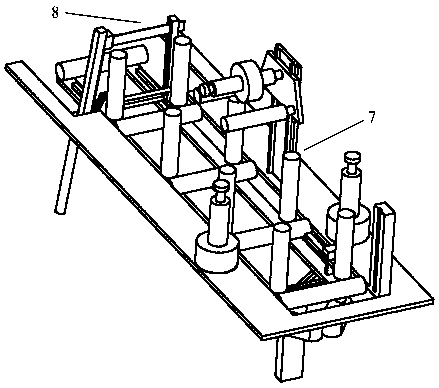 A fully automatic aluminum film sticking machine