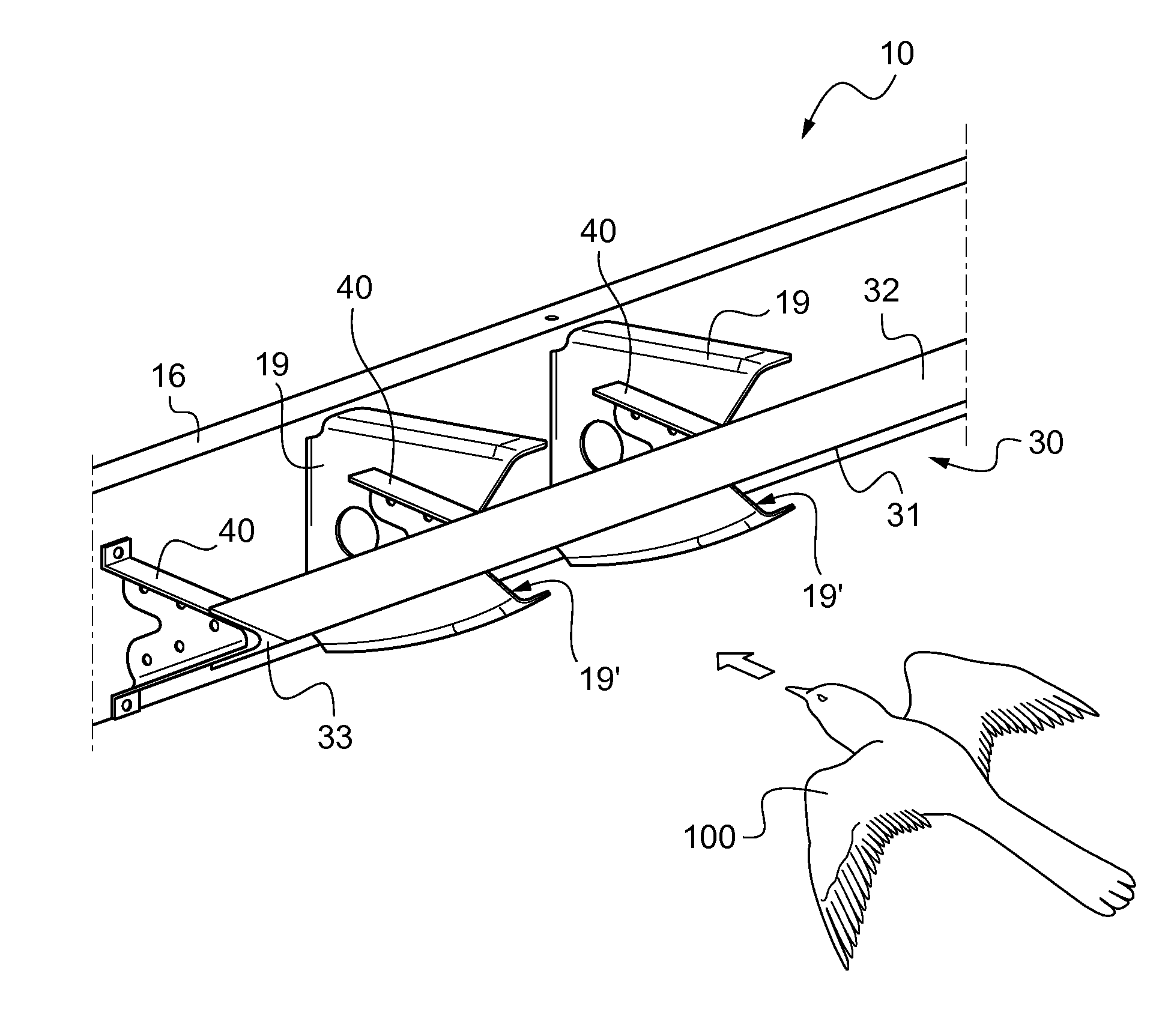 Aircraft airfoil, and an aircraft provided with such an airfoil