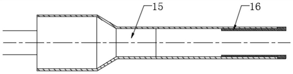 Multi-point delayed detonation network based on detonation wave transmission