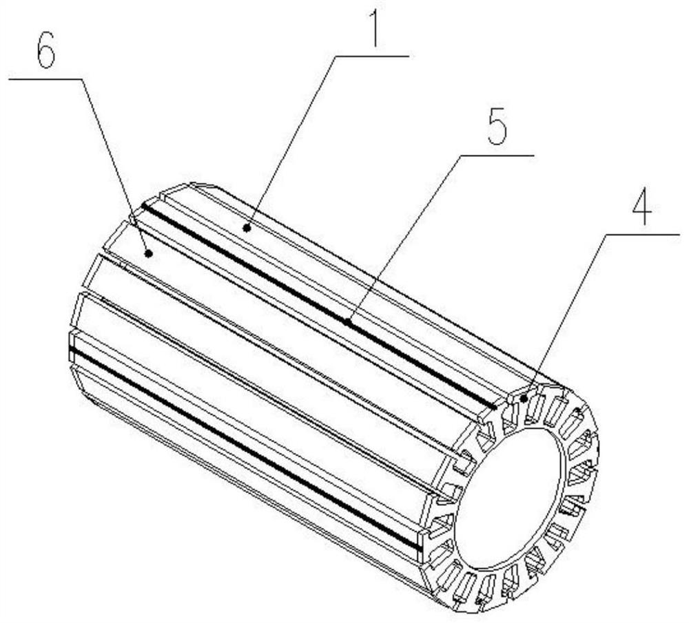 Submersible motor stator coil inserting process method