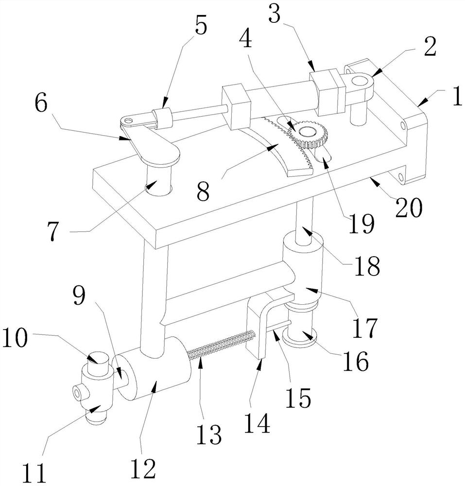 Vehicle-mounted center control plane glass cover plate flatness detection device