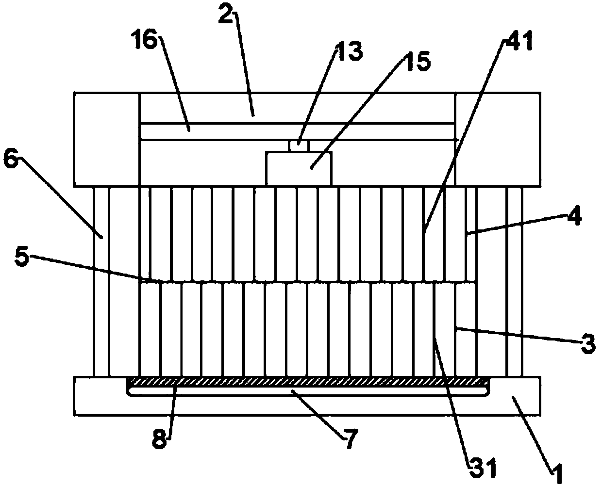 Special radiator fan structure for microelectronic equipment