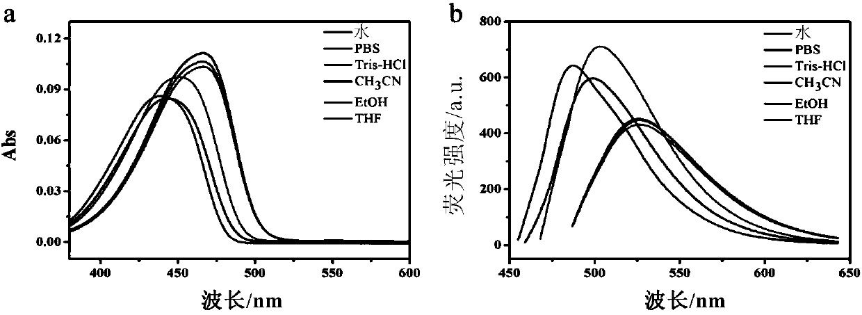 Fluorescent dye based on naphthalimide, and preparation method and application thereof