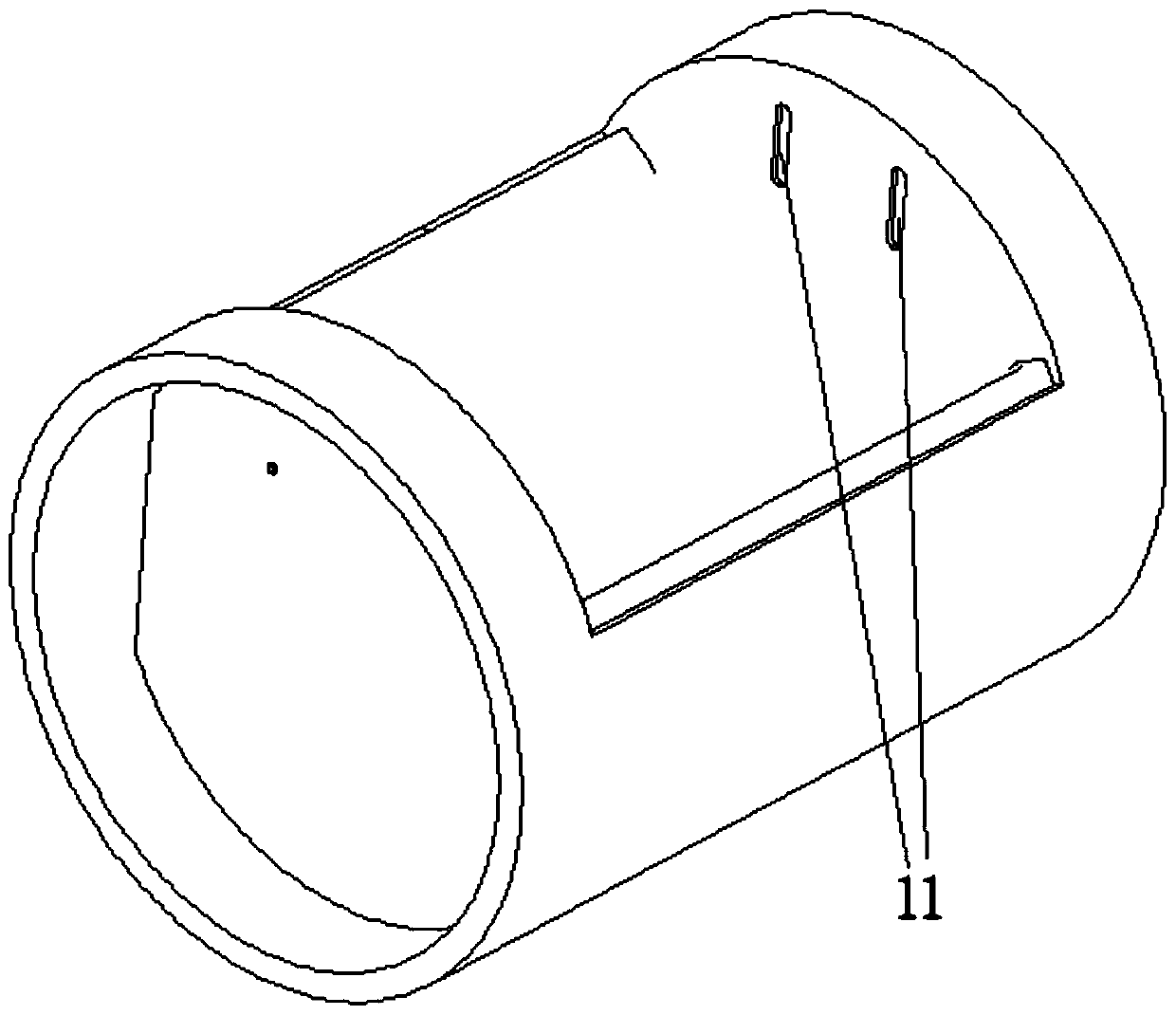 Automatic parachute opening device for unmanned aerial vehicle