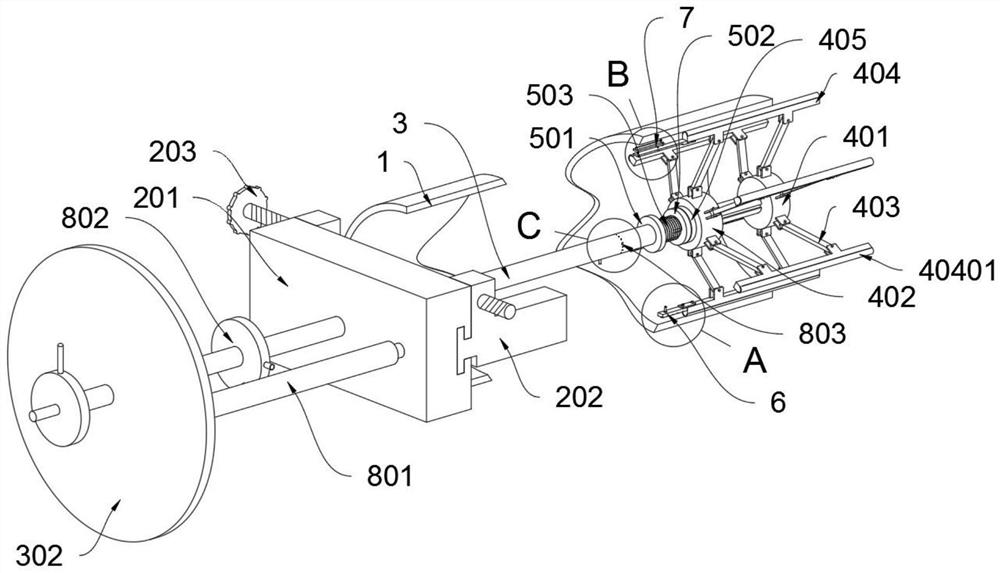 A rotary lubricating oil equal-thickness smearing and leveling device for the inner wall of an anti-rust pipeline