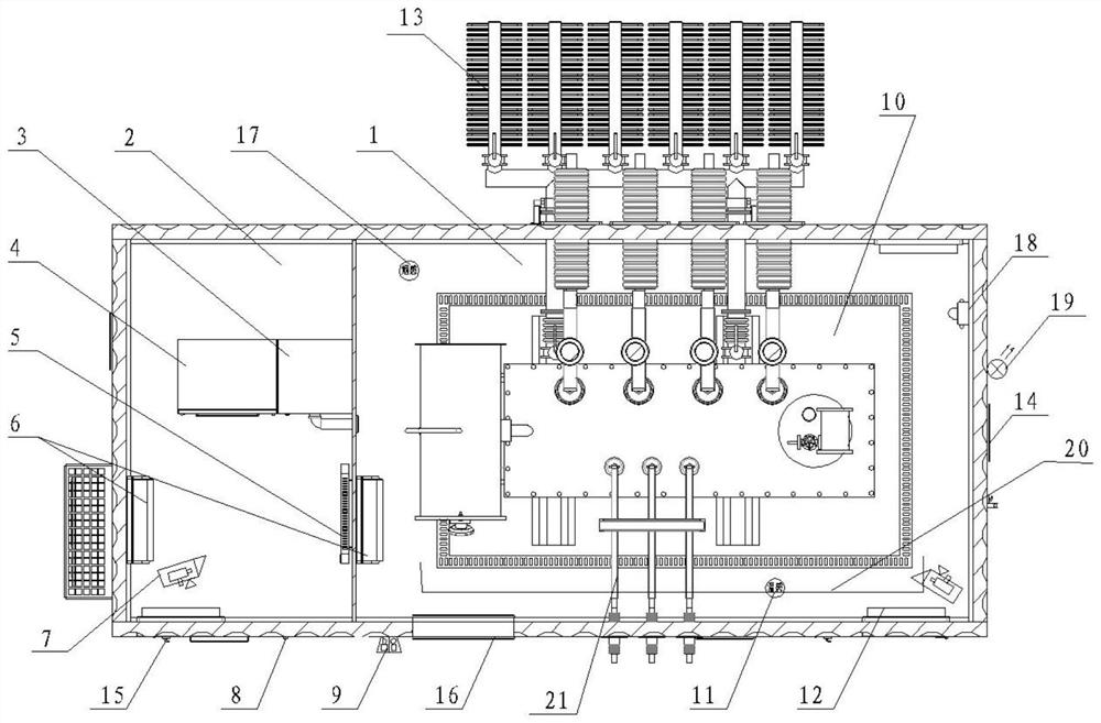 A skid-mounted transformer device and its use method