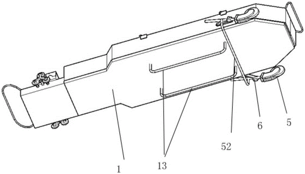 Multi-deflection stretcher for interior of naval ship