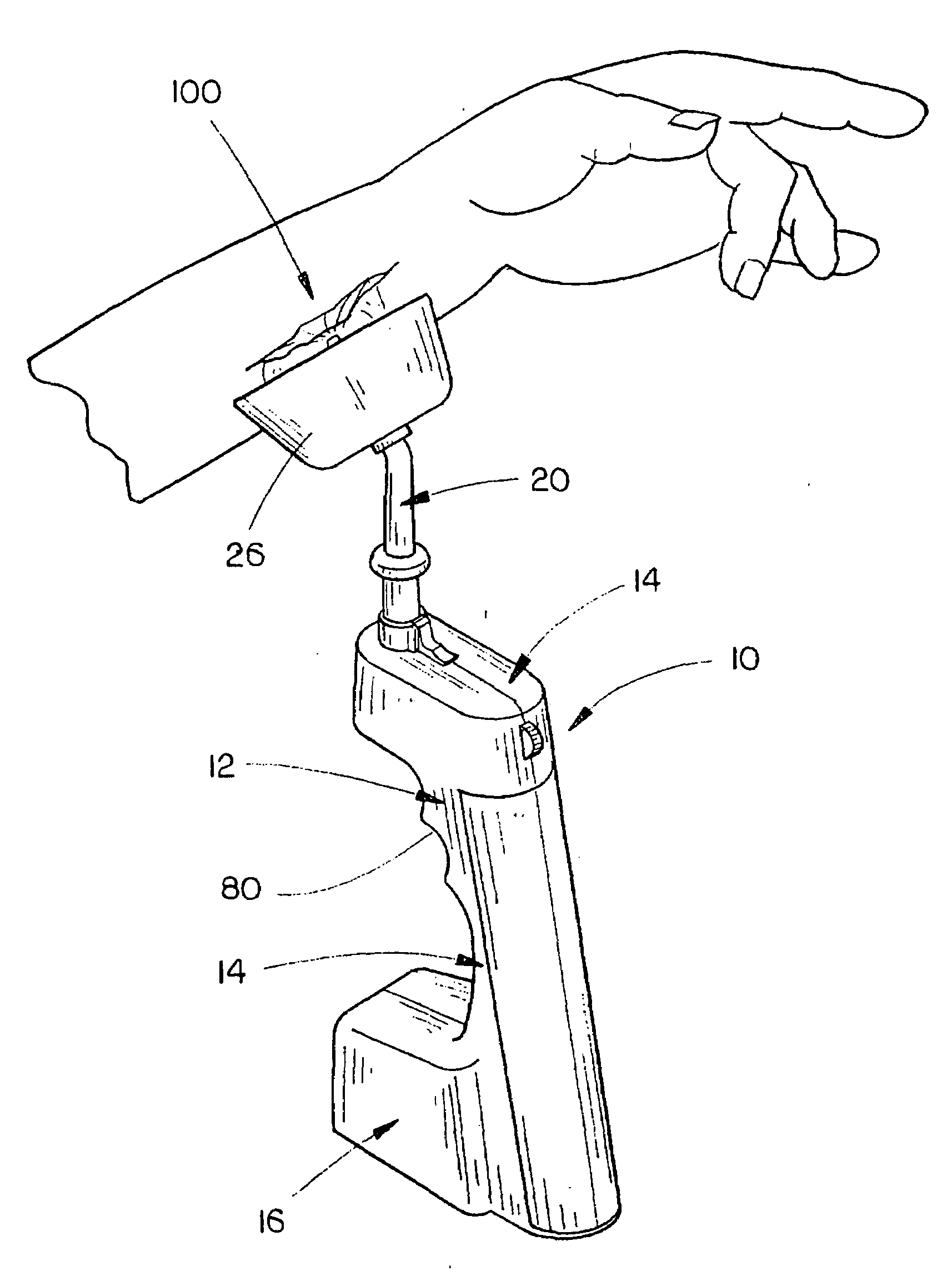 Portable debridement and irrigation device