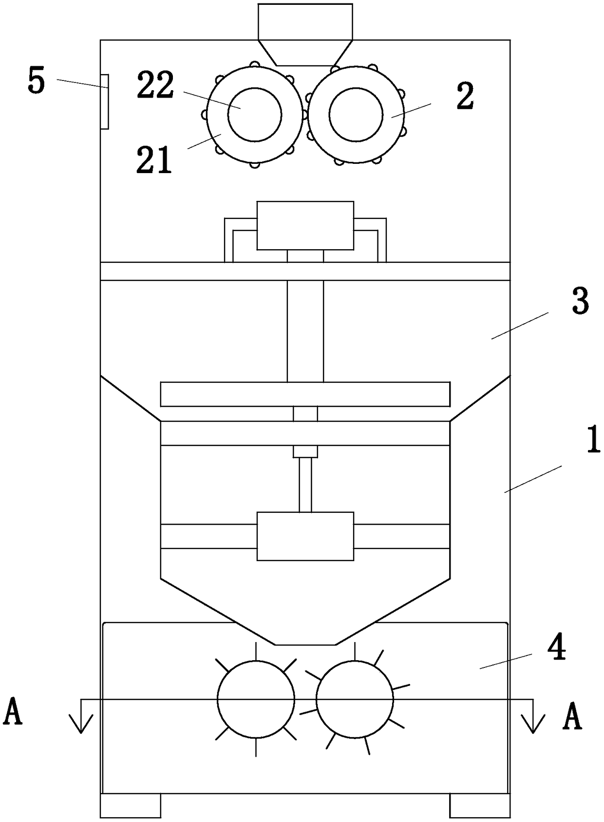 Polymer water-based paint raw material grinding device
