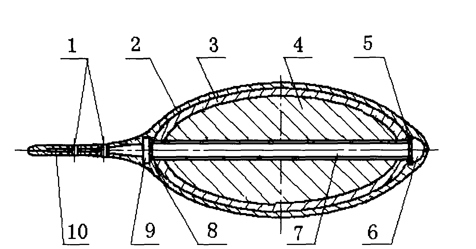 Fluorophor positioning device for jointly positioning and excising diseased region by gastrointestinal endoscope and peritoneoscope