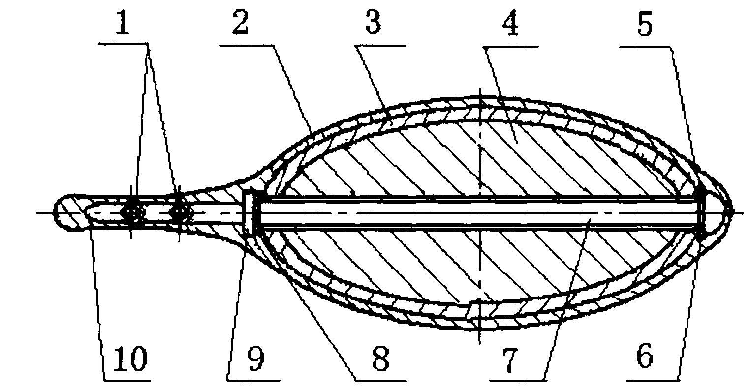 Fluorophor positioning device for jointly positioning and excising diseased region by gastrointestinal endoscope and peritoneoscope