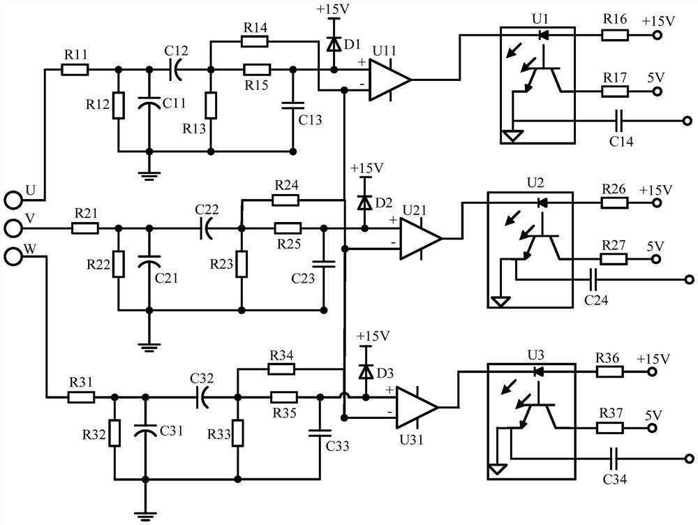 Counter electromotive force detection device of motor and motor