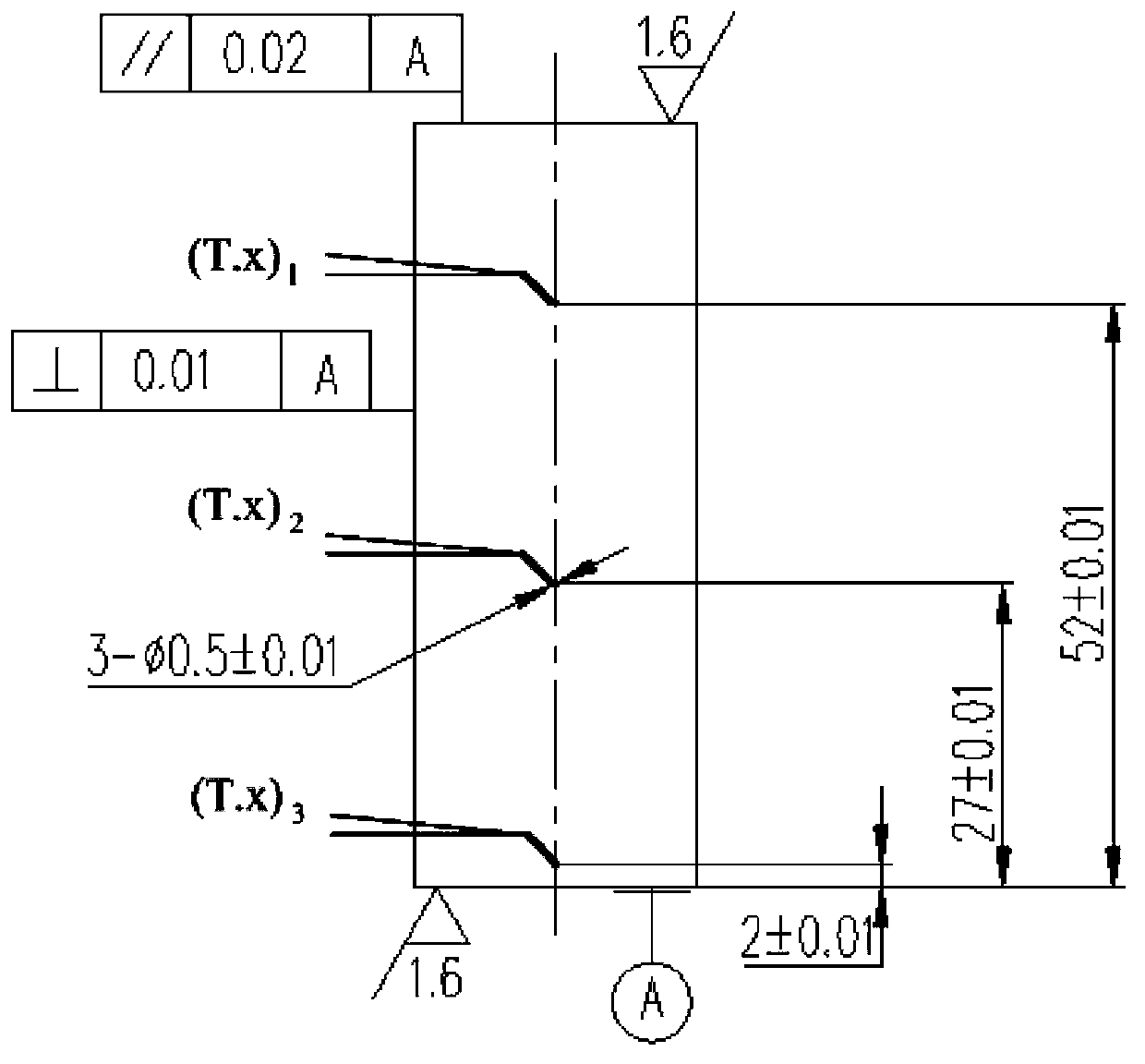 Up-and-down constant-temperature parameter identifying method for testing thermal interface material performance