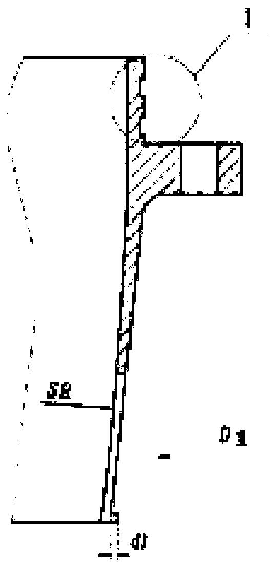 Mounting flange structure and preparation method of spherical pressure vessel installed at equator