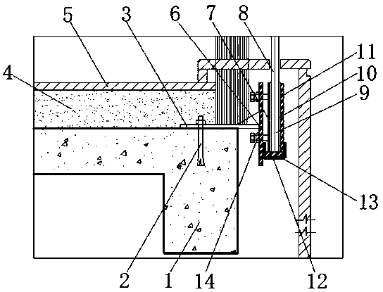 Method for accurately positioning arc-shaped railing glass