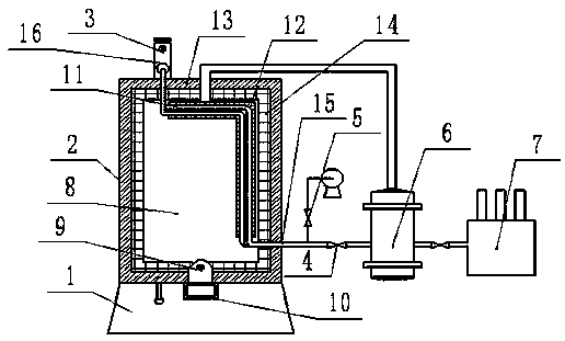 Through-flow intelligent energy-saving boiler system