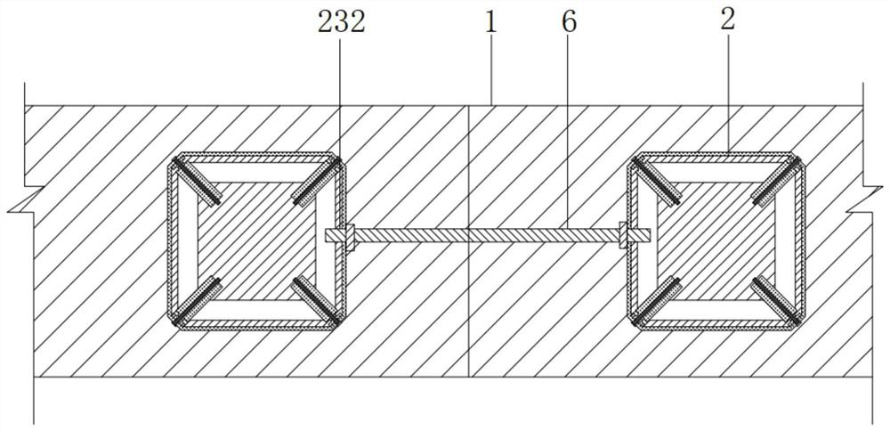 Indoor ultrahigh modeling partition wall integrated design reinforcing structure