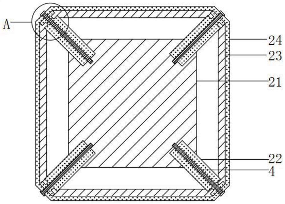 Indoor ultrahigh modeling partition wall integrated design reinforcing structure