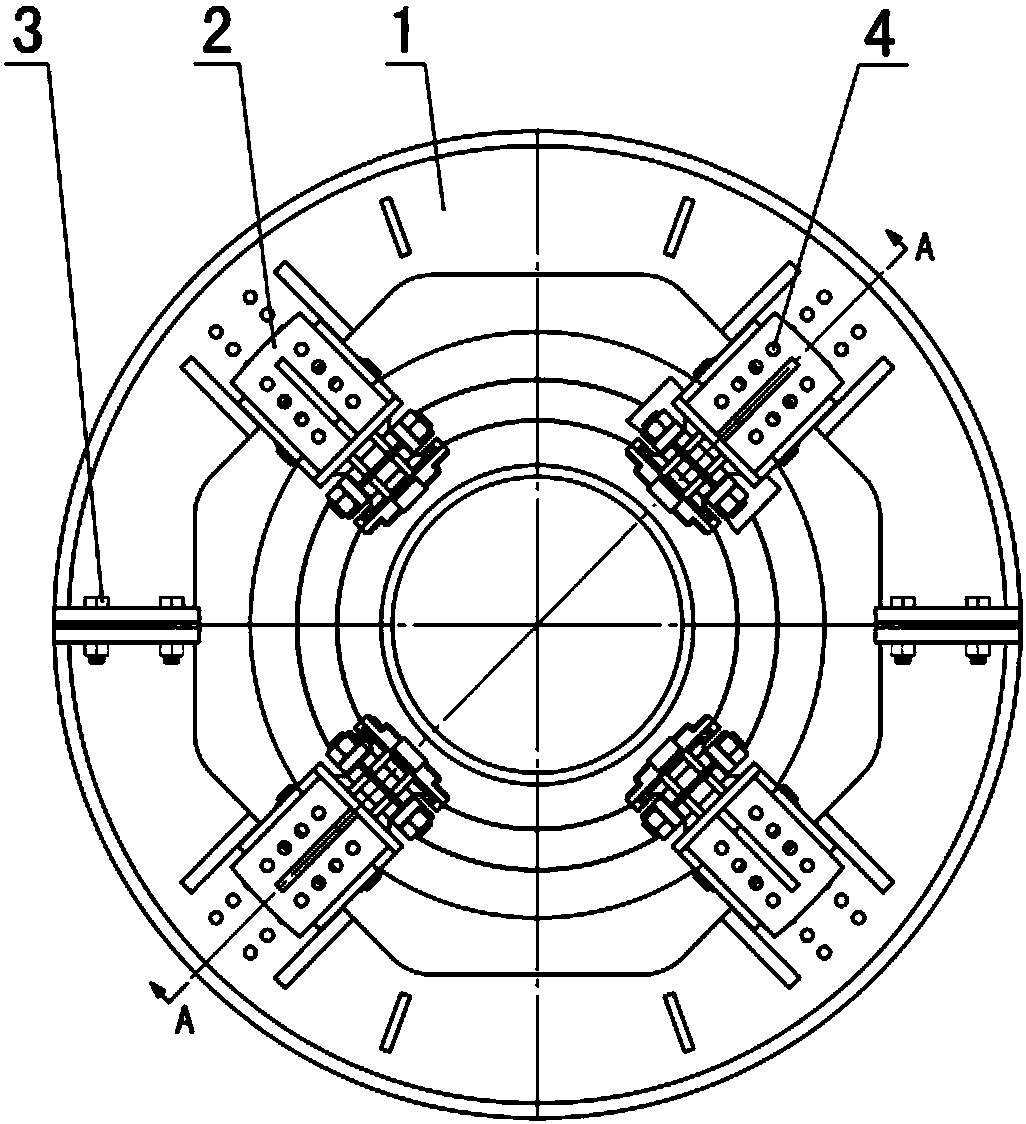 A horizontal rotary device for a conical cylinder