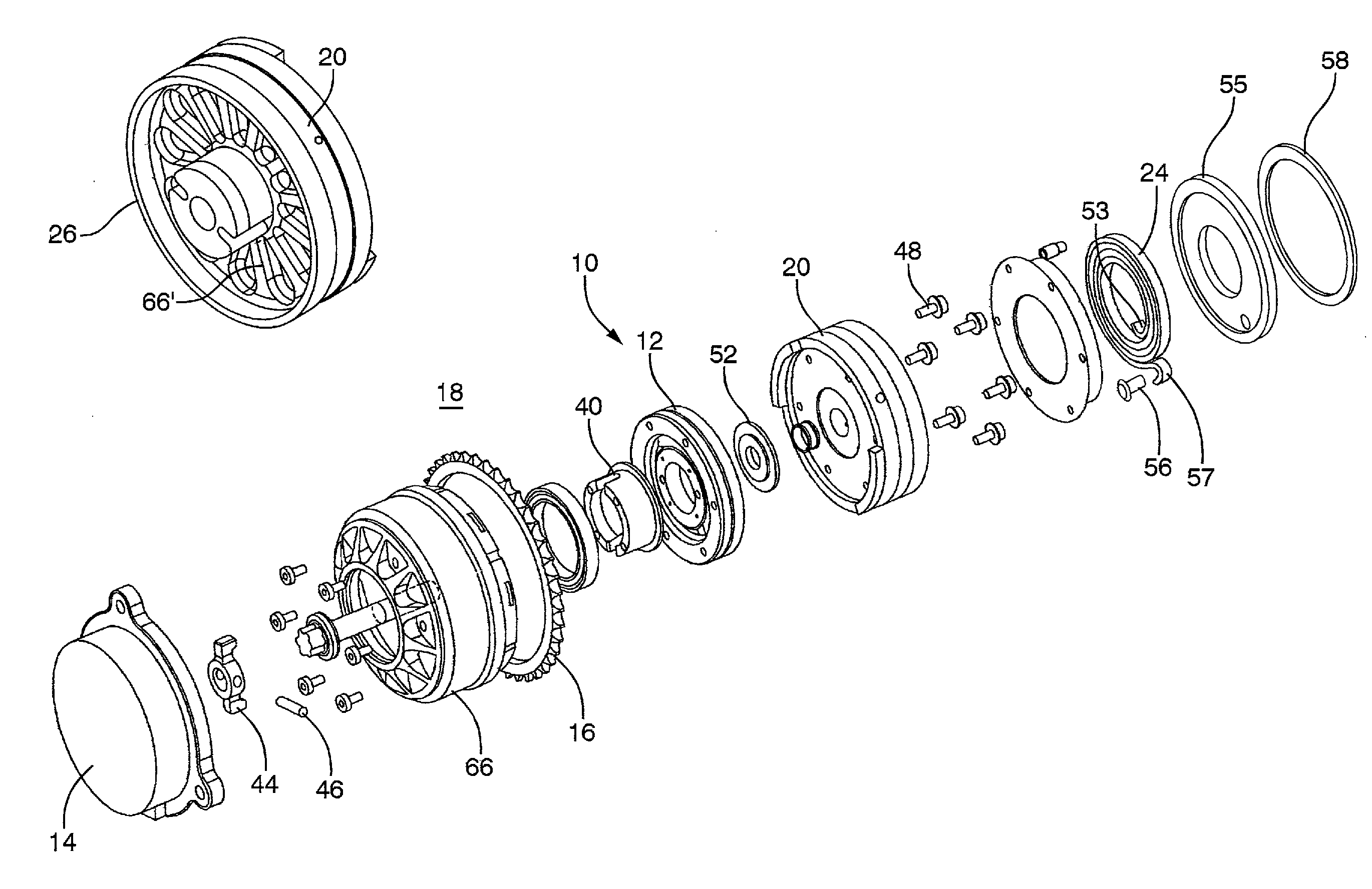 Harmonic Drive Camshaft Phaser with Improved Radial Stability