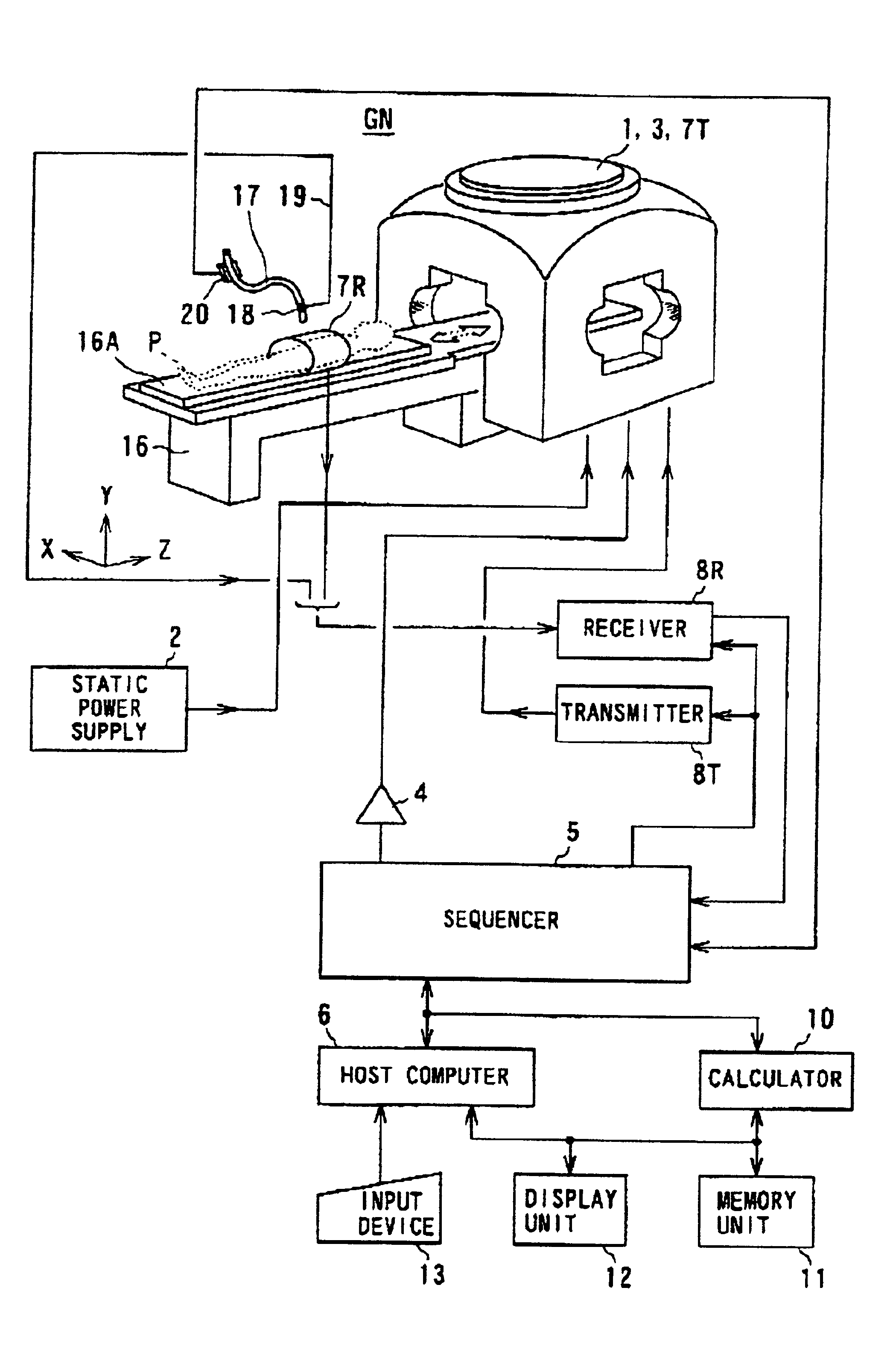 Interventional MR imaging with detection and display of device position