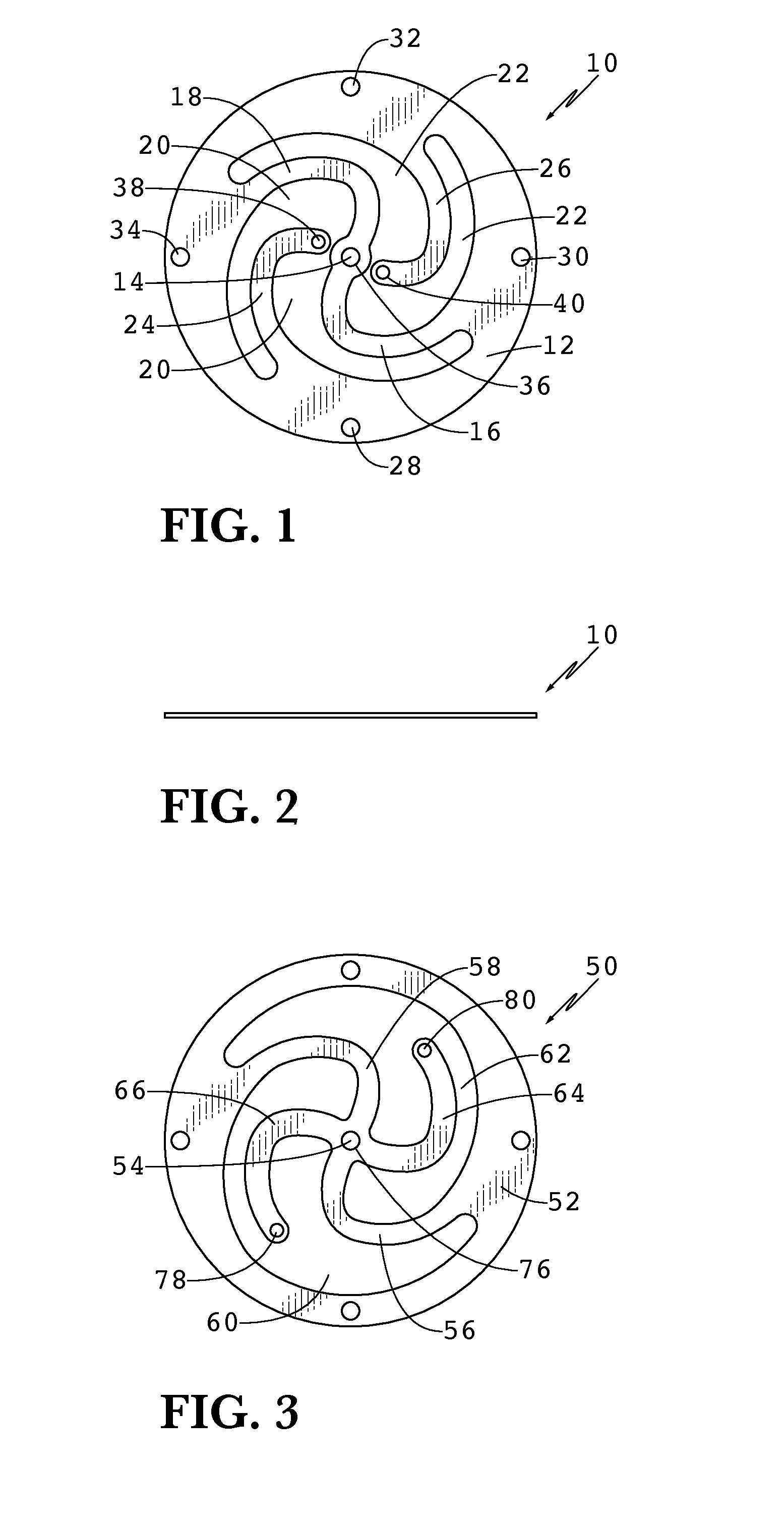 Compact flexure bearing spring for springing multiple bodies