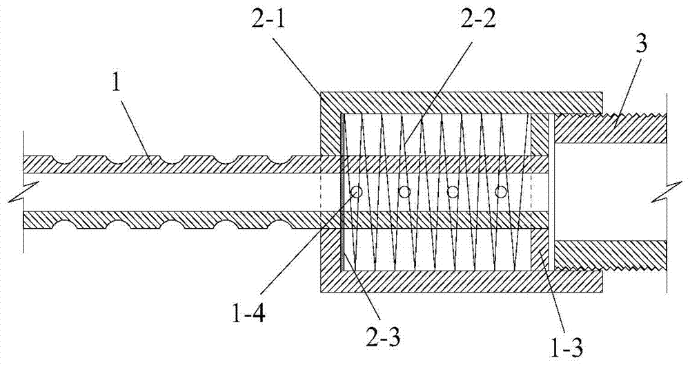 A full-anchor partition yielding pressure grouting anchor and its use method