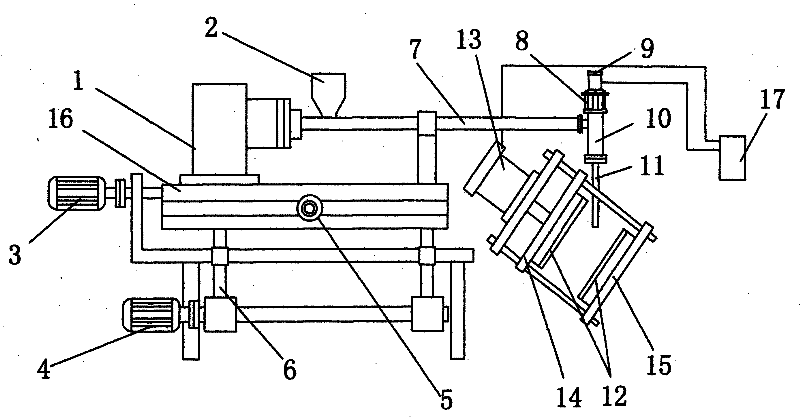 Three-dimensional blow molding device