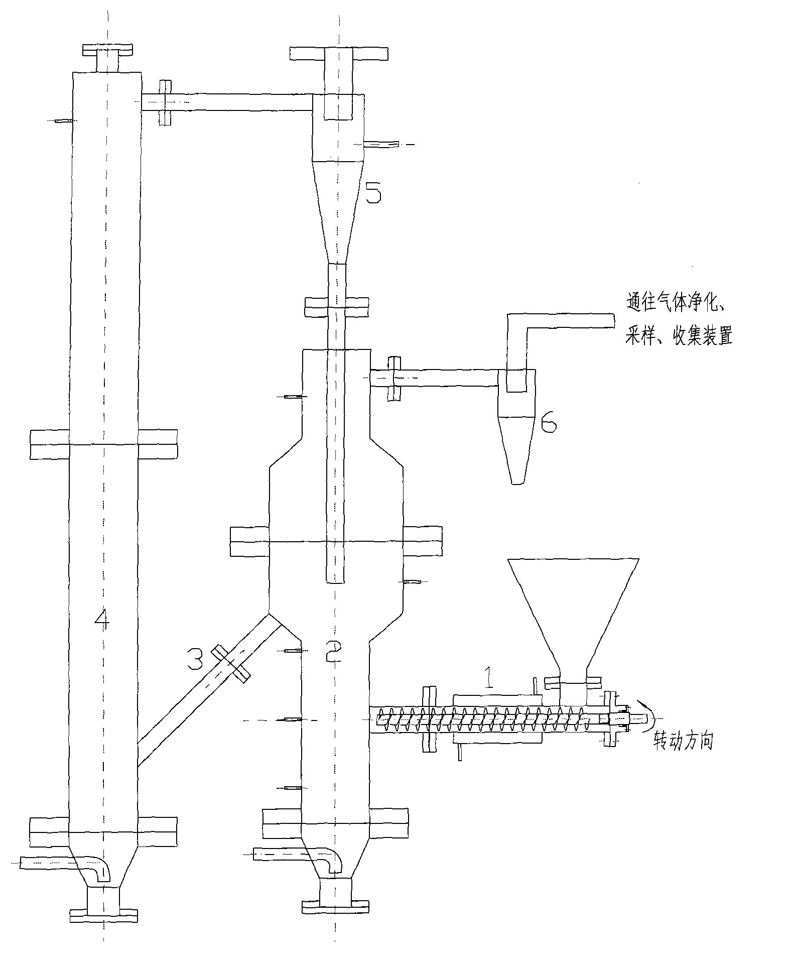 Method for producing synthesis gas by combustible solid waste chemical chain gasification and interconnected fluidized bed reactor