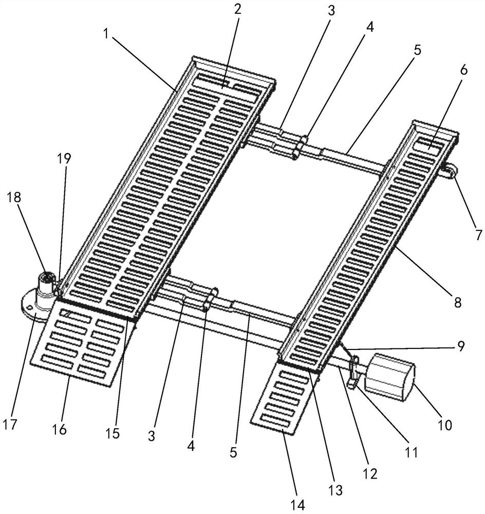 Telescopic lawn parking space