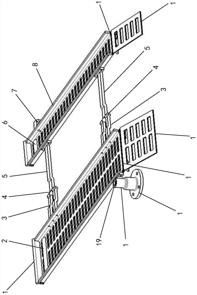 Telescopic lawn parking space