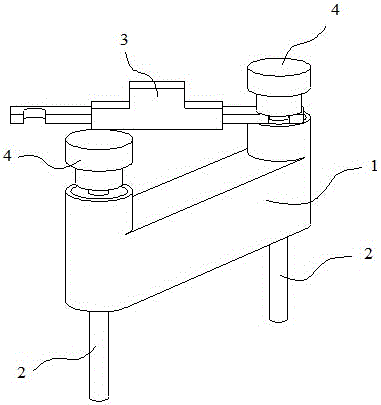 A state monitoring terminal structure for electrical protection pressure plate