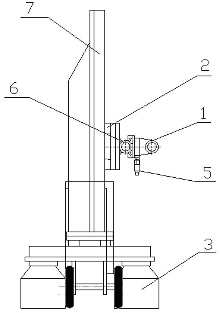 Permanent magnet base type diamond water drilling rig