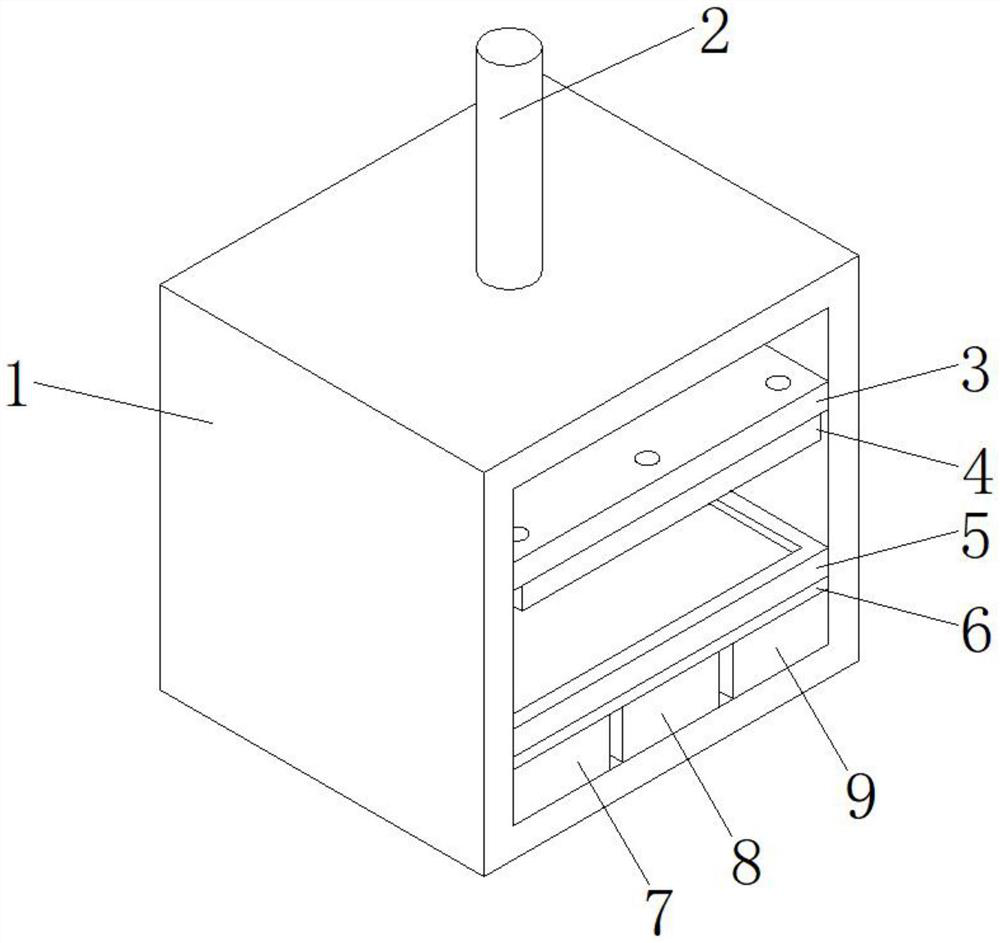 Full-automatic plate plastic uptake forming equipment based on hot air circulation