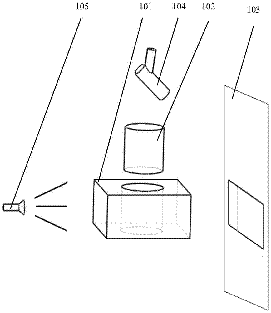 A method for detecting robot precision using projection imaging of solid-liquid phase rapid conversion materials