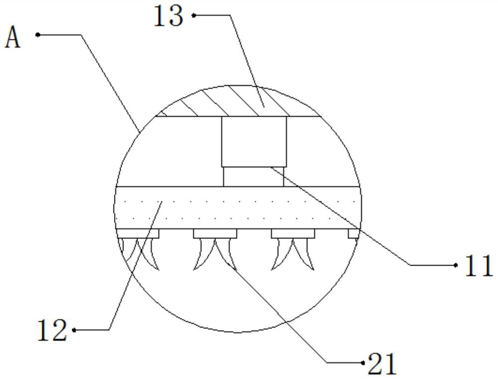 An auxiliary welding device for auto parts