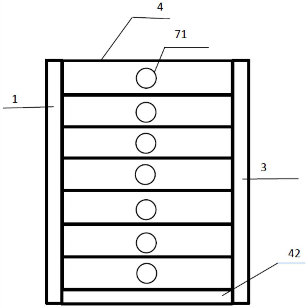 A layered combined concrete servo template construction method