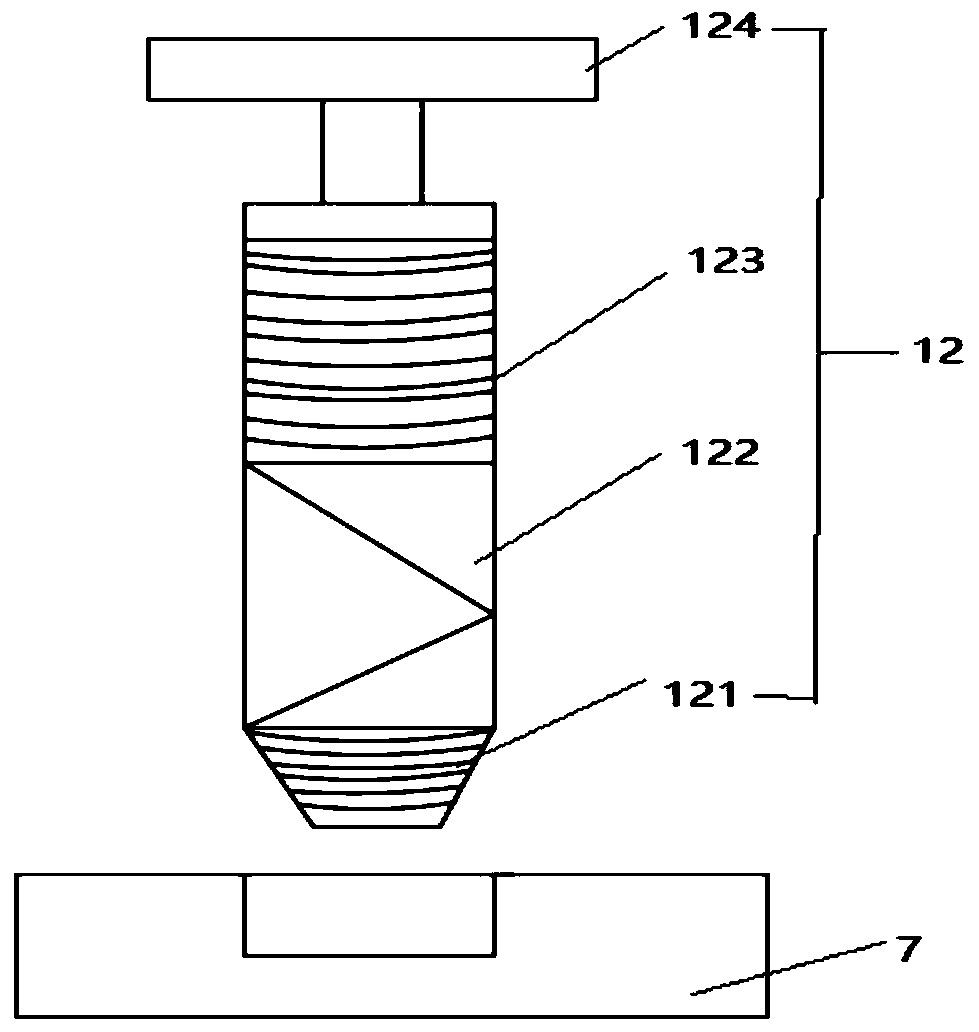 Copper bar cutting damping device