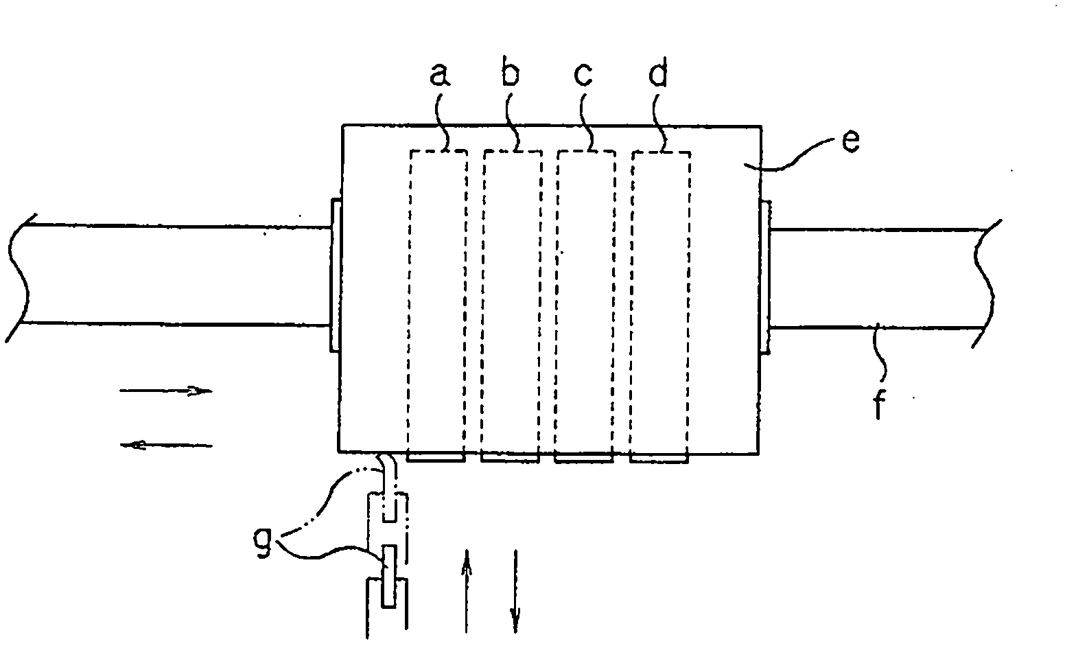 Line head wiping method