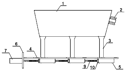 Seeding device for culture medium